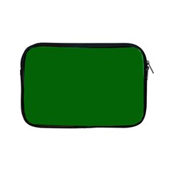 True Emerald Green Color Apple Ipad Mini Zipper Cases by SpinnyChairDesigns