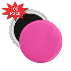 Hot Hollywood Pink Color 2.25  Magnets (100 pack) 