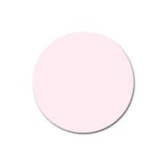 Lavender Blush Pink Color Magnet 3  (round) by SpinnyChairDesigns