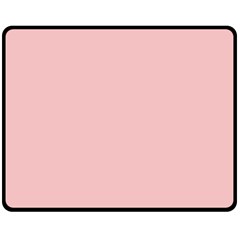 Baby Pink Color Fleece Blanket (medium)  by SpinnyChairDesigns