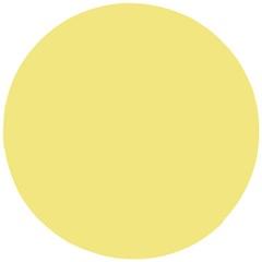 True Lemon Yellow Color Wooden Puzzle Round by SpinnyChairDesigns