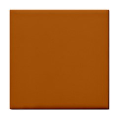 True Light Brown Color Tile Coaster by SpinnyChairDesigns