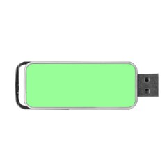 Mint Green Color Portable Usb Flash (one Side) by SpinnyChairDesigns