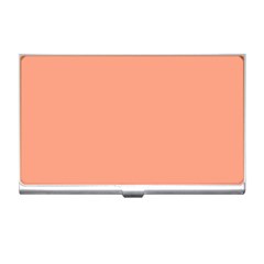 True Peach Color Business Card Holder