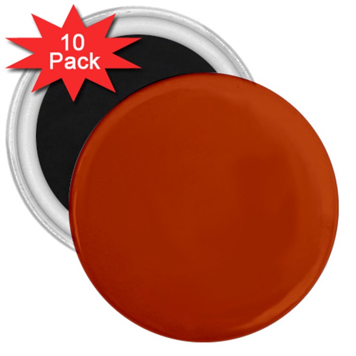 True Rust Color 3  Magnets (10 pack) 