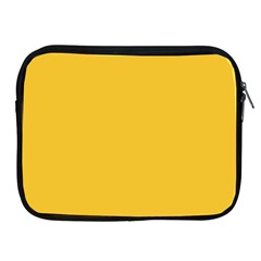 True Saffron Yellow Color Apple Ipad 2/3/4 Zipper Cases by SpinnyChairDesigns