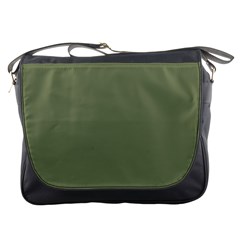 Sage Green Color Messenger Bag by SpinnyChairDesigns