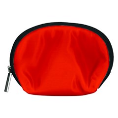 Scarlet Red Color Accessory Pouch (medium)