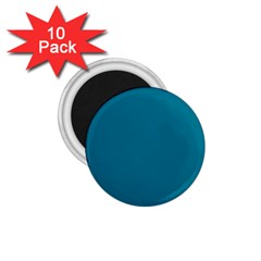 True Teal Blue Color 1 75  Magnets (10 Pack)  by SpinnyChairDesigns