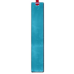 True Teal Blue Color Large Book Marks by SpinnyChairDesigns