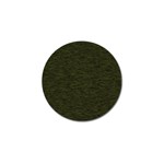 Army Green Color Textured Golf Ball Marker (10 pack) Front