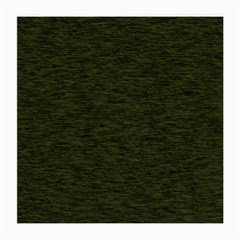 Army Green Color Textured Medium Glasses Cloth (2 Sides) by SpinnyChairDesigns