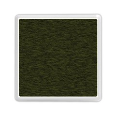 Army Green Color Textured Memory Card Reader (square) by SpinnyChairDesigns