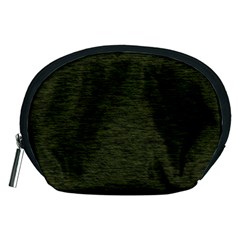 Army Green Color Textured Accessory Pouch (medium)