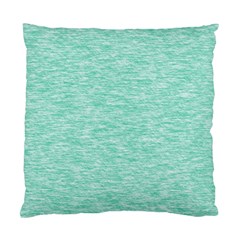 Biscay Green Texture  Standard Cushion Case (two Sides) by SpinnyChairDesigns