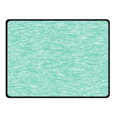 Biscay Green Texture  Fleece Blanket (small) by SpinnyChairDesigns