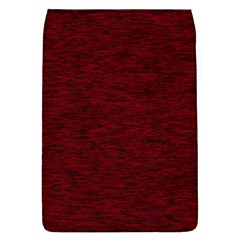 Dark Red Texture Removable Flap Cover (l) by SpinnyChairDesigns