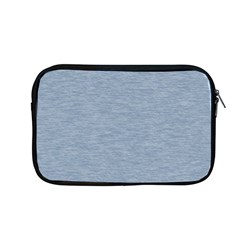 Faded Denim Blue Texture Apple Macbook Pro 13  Zipper Case by SpinnyChairDesigns