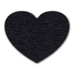 Black Color Texture Heart Mousepads