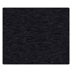 Black Color Texture Double Sided Flano Blanket (Small) 