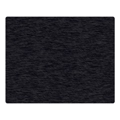 Black Color Texture Double Sided Flano Blanket (Large) 