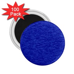 Cobalt Blue Color Texture 2 25  Magnets (100 Pack)  by SpinnyChairDesigns