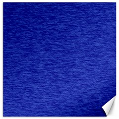 Cobalt Blue Color Texture Canvas 20  X 20  by SpinnyChairDesigns