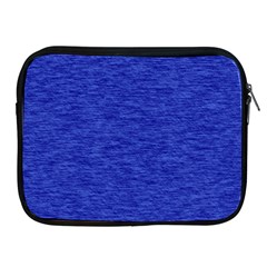 Cobalt Blue Color Texture Apple Ipad 2/3/4 Zipper Cases by SpinnyChairDesigns