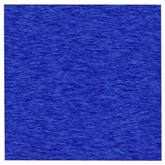 Cobalt Blue Color Texture Wooden Puzzle Square