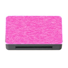 Neon Pink Color Texture Memory Card Reader With Cf by SpinnyChairDesigns