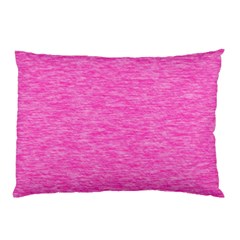 Neon Pink Color Texture Pillow Case (two Sides)