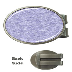 Light Purple Color Textured Money Clips (oval)  by SpinnyChairDesigns