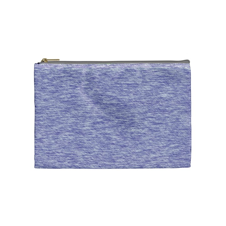 Light Purple Color Textured Cosmetic Bag (Medium)