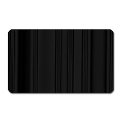 Pitch Black Color Stripes Magnet (Rectangular)