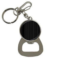 Pitch Black Color Stripes Bottle Opener Key Chain