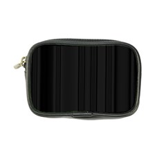 Pitch Black Color Stripes Coin Purse