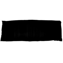 Pitch Black Color Stripes Body Pillow Case (dakimakura) by SpinnyChairDesigns