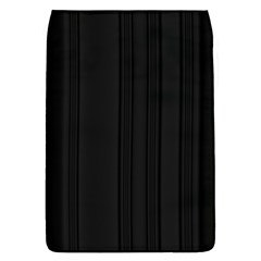 Pitch Black Color Stripes Removable Flap Cover (L)