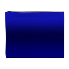 Cobalt Blue Gradient Ombre Color Cosmetic Bag (xl) by SpinnyChairDesigns