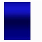 Cobalt Blue Gradient Ombre Color Large Garden Flag (Two Sides) Back