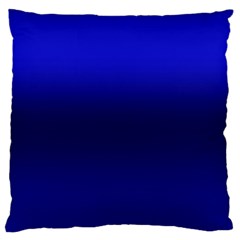 Cobalt Blue Gradient Ombre Color Standard Flano Cushion Case (one Side) by SpinnyChairDesigns