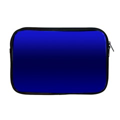 Cobalt Blue Gradient Ombre Color Apple Macbook Pro 17  Zipper Case by SpinnyChairDesigns