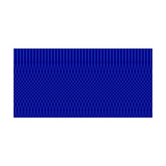 Cobalt Blue Color Stripes Yoga Headband by SpinnyChairDesigns