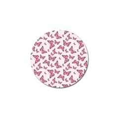 Blush Pink Color Butterflies Golf Ball Marker (10 Pack) by SpinnyChairDesigns