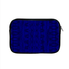 Cobalt Blue Color Batik Apple Macbook Pro 15  Zipper Case by SpinnyChairDesigns