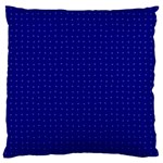 Navy Blue Color Polka Dots Standard Flano Cushion Case (Two Sides) Back