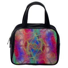 Boho Tie Dye Rainbow Classic Handbag (one Side)