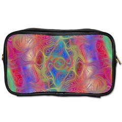 Boho Tie Dye Rainbow Toiletries Bag (one Side) by SpinnyChairDesigns
