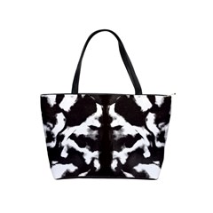 Rorschach Ink Blot Pattern Classic Shoulder Handbag by SpinnyChairDesigns