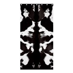 Rorschach Ink Blot Pattern Shower Curtain 36  X 72  (stall)  by SpinnyChairDesigns